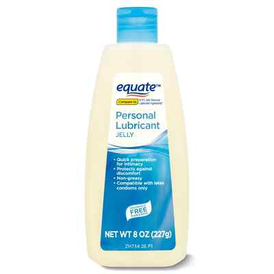equate jelly personal lubricant 8 oz 2 pack) Equate Personal Lubricant Jelly, 8 oz, Compare to K-Y Jelly  Personal Lubricant Ingredients main image 0