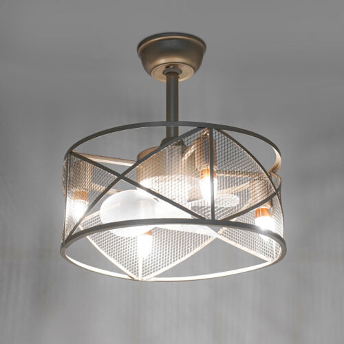 18inch 6 Speeds Ceiling Fan with Lights 4*E26 Chandelier w/ Remote 2H Timing - Picture 10 of 22
