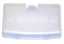 Glacier Clear Battery Cover Gameboy Advance- GBA Replacement Door NEW