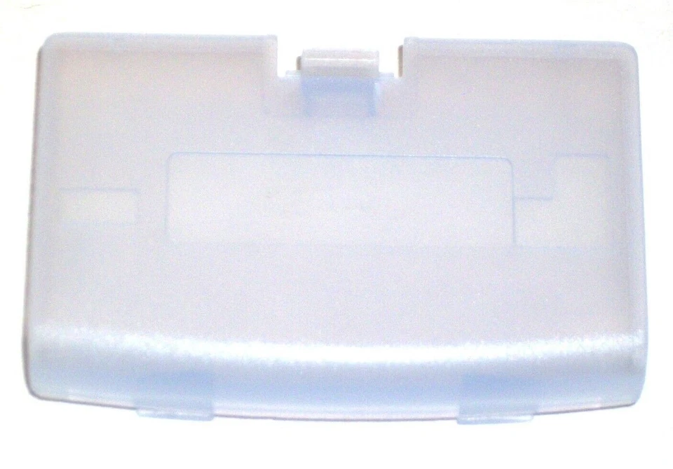 Glacier Clear Battery Cover Gameboy Advance- GBA Replacement Door NEW