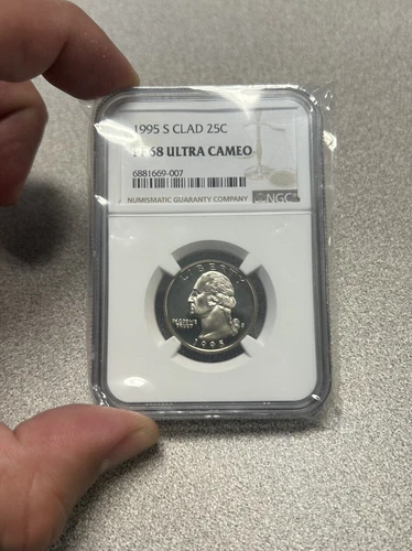 1995-S Clad  Washington Quarter NGC PF 68 ULTRA CAMEO