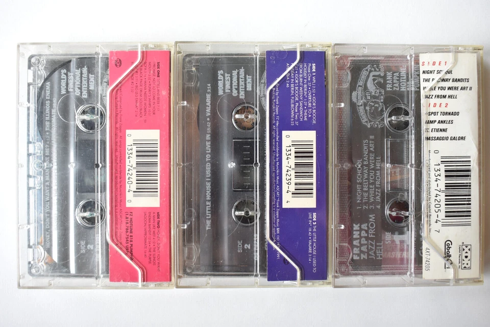 FRANK ZAPPA CASSETTE LOT x 5 BURNT WEENY SANDWICH MOTHERS OF INVENTION 1991 - Image 3 of 4