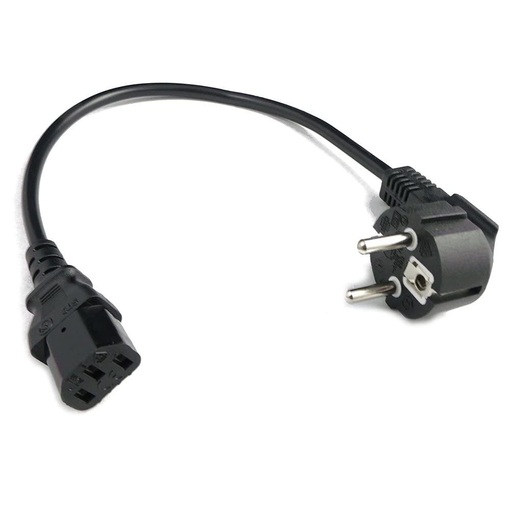 Cavo Alimentazione 40 Cm Angolato - Spina C13 Per Computer - Foto 8