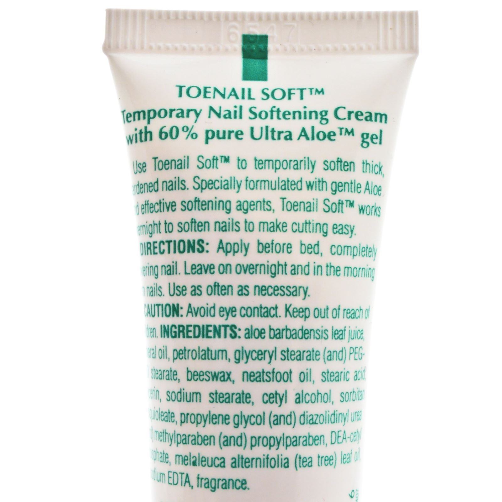 MIRACLE OF ALOE Toenail Soft Nail Softening Cream 60 pure Aloe gel