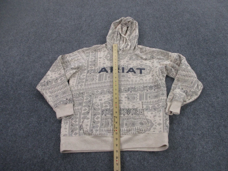 Sudadera con Capucha Ariat Adulto S Paisley Bandana Logo Pullover Trabajo Aire Libre Mujeres Foto 3 de 4