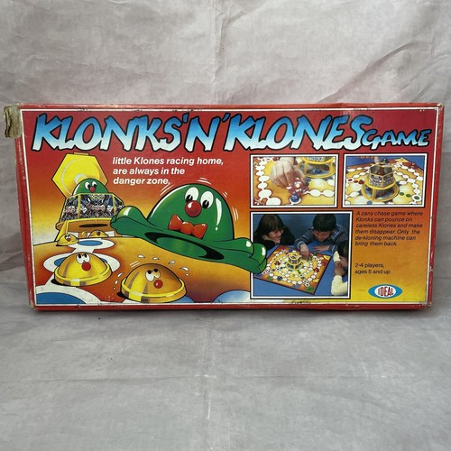 Klonks 'n' Klones Klonks'n'klones Family Board Game Vintage 1981 Incomplete Rare - Picture 7 of 7