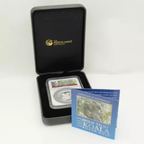 2013P Australia $1 Koala High Relief NGC PF70 Ultra Cameo 1 Of First 1000 Struck