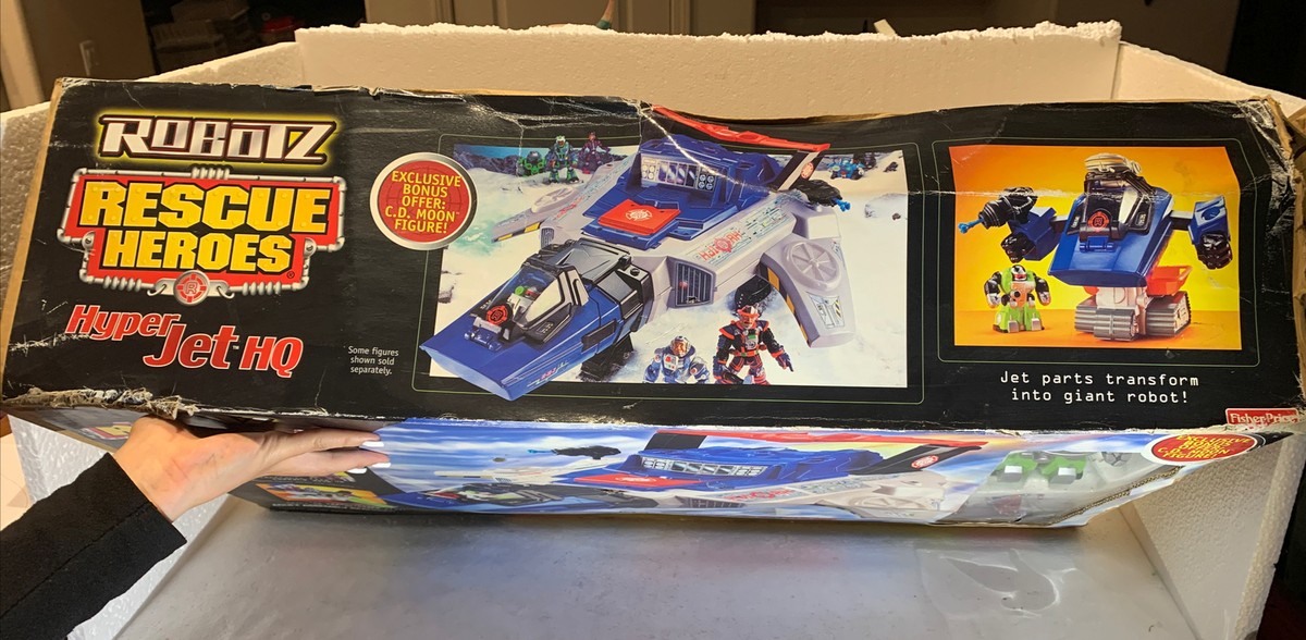 Robotz Rescue Heroes HyperJet HQ Fisher Price Factory Sealed | eBay
