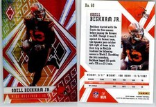 Odell Beckham Jr. 2020 Phoenix Fanatics Fire Burst #60 Browns Rams