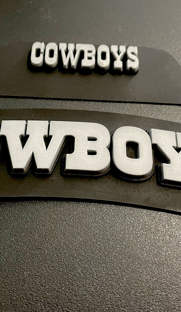 Football Helmet 3D Cowboys Flex Bumpers, for a Full Size Helmet eBay