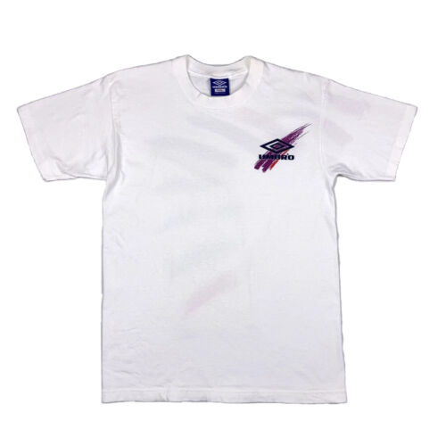 Vtg UMBRO T-Shirt Graphic Single Stitch Youth XL White Crew Neck NWT NOS 90s
