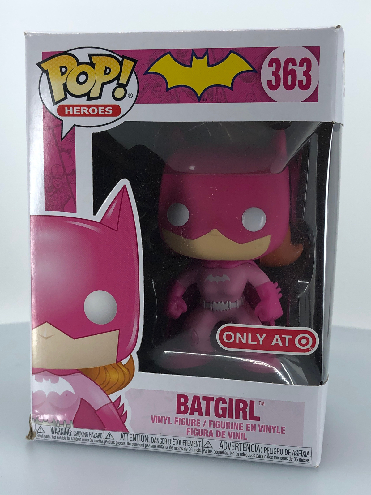 Funko Pop! Heroes Dc Comics Dc Comics Batgirl Pink October #363 Damaged