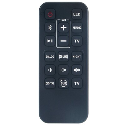 New Replace Remote Control for Klipsch Cinema 600 800 BAR 48 BAR48 Sound Bar