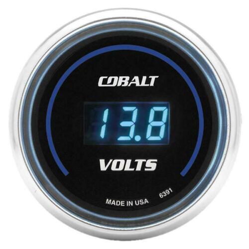 Auto Meter Cobalt Series Voltmeter Gauge 2-1/16" Digital 8-19 volts AU6391 - Picture 1 of 1