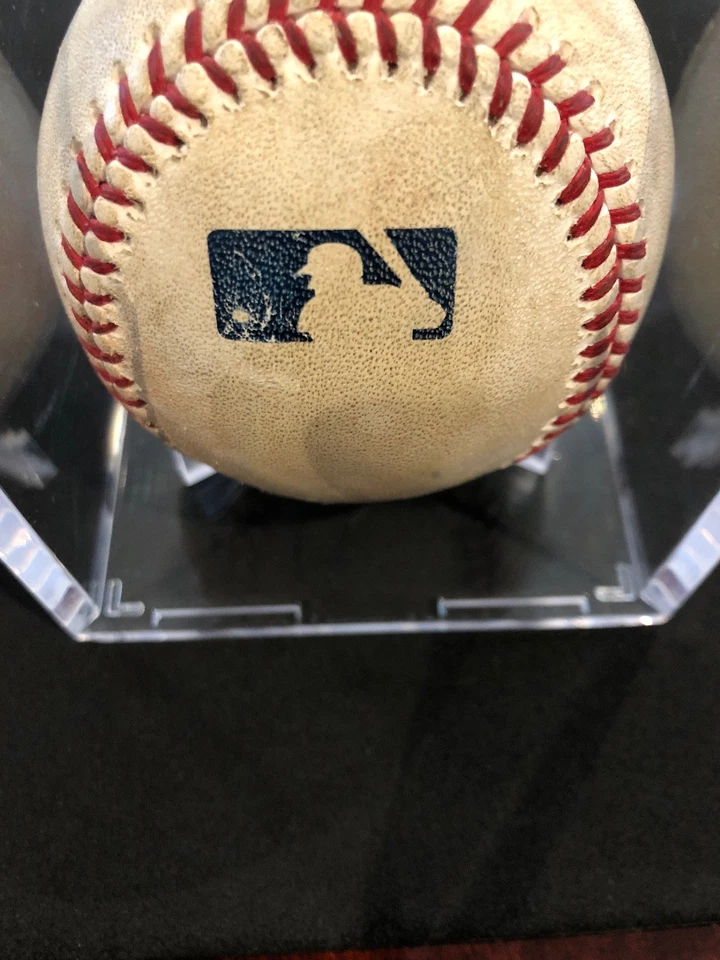 David Ortiz MLB Game Used Autographed Ball 5/20/16 Indians vs Boston - Image 4 of 4