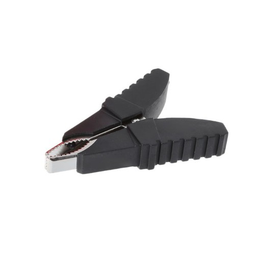 2pcs Red Black for Butterfly Type Insulated Alligator Clips Testing Clamps For C - Afbeelding 5 van 8