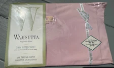 Wamsutta Supercale Plus Light Pink  Engro Twin Fitted Sheet Cotton Made In USA