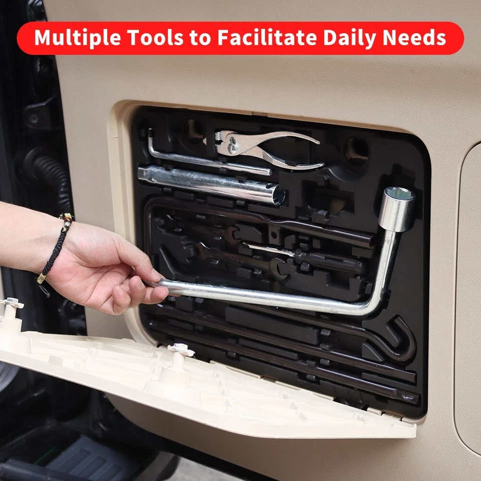 For 2010-2023 Lexus GX460 Upgraded Accessories Tailgate Trunk Emergency Toolbox - Imagem 4 de 4