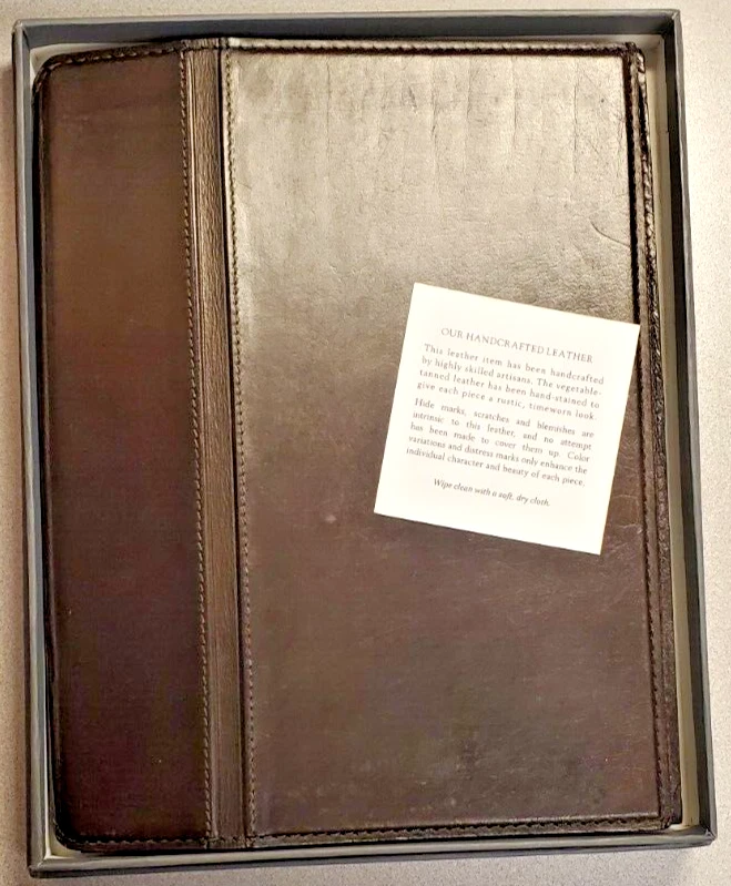 *NEW RUSTIC ARTISAN LEATHER iPAD JACKET / ENVELOPE - Image 2 of 4