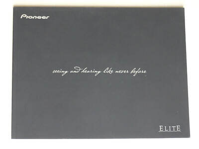 PIONEER ELITE FALL 2008 Original Catalog PRO-151FD, PRO-FPJ1, SC-09TX, PD-D9-J