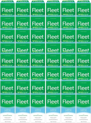 #ad Fleet Laxative Saline Enema for Constipation 4.5 Fl Oz Pack of 48 fast relief $74.99