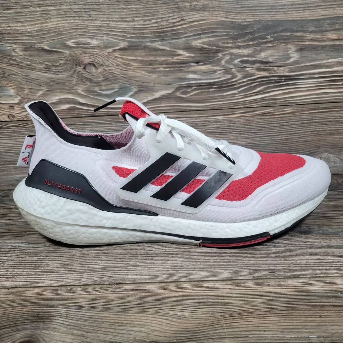 Mens Size 14 Adidas Ultraboost 21 NCAA Louisville Cardinals Running Shoes GY0427