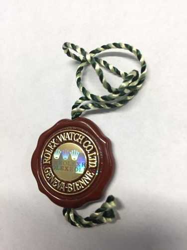 ROLEX Hang Tag Logo Chronometer Siegel Schild original vintage - Bild 2 von 4