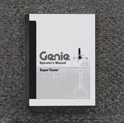 Genie ST-20 ST20 ST-25 ST25 Super Tower Lift Operator Owner User Guide Manual