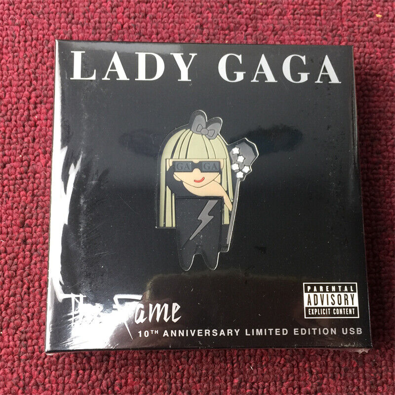 Lady Gaga – The Fame US/EU Memory Stick,MP3,MPEG4 Video 10th Anniversary LTD USB