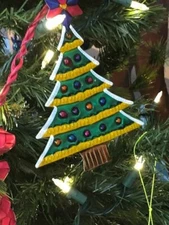 3 Pack Mexican Christmas Tin Ornaments