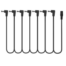 DC 7 Way Daisy Chain Cable Cord For Guitar Effects Pedal Power Supply 1 to 7 PSU