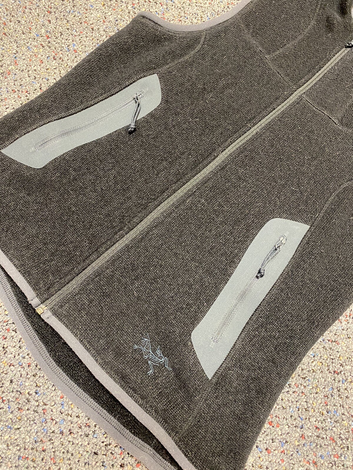 ARC'TERYX Gilet donna Arc’teryx Covert foderato in pile taglia small full zip nero gilet natura