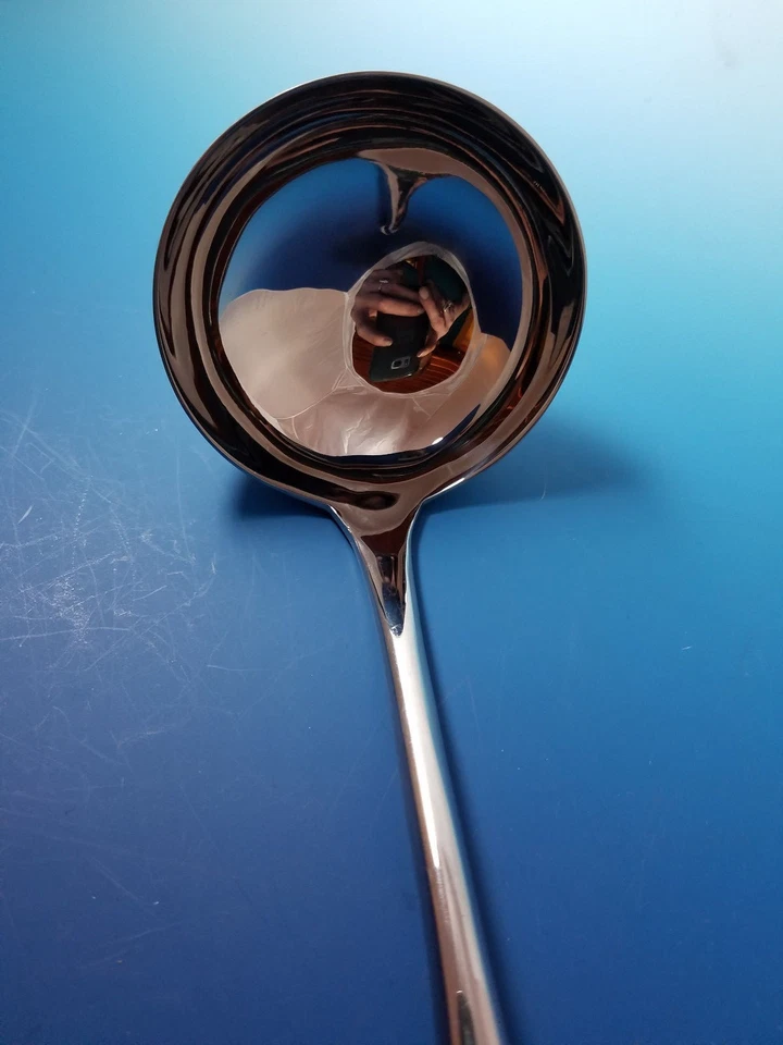 Sir Christopher by Wallace Sterling Silver Soup Ladle Custom Made - Image 3 of 4