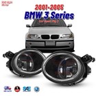 Fog Lights For 01-05 BMW 3 Series E46 01-03 M3 M5 Driving Lamps Smoke Lens 1Pair