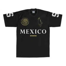Streetwise Narco Polo T-Shirt - Mexico, Chicano Streetwear Tee Black