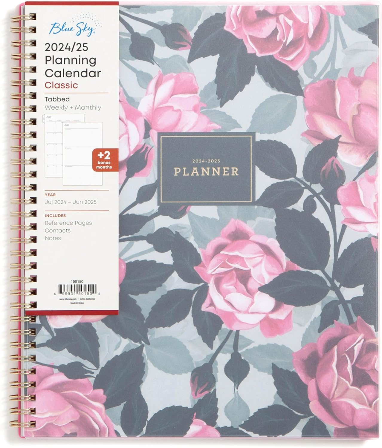 2024-2025 Academic Year Weekly and Monthly Planner, 8.5