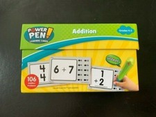 Power Pen AND Learning Cards Addition Grades K to 2 Home Schooling Math