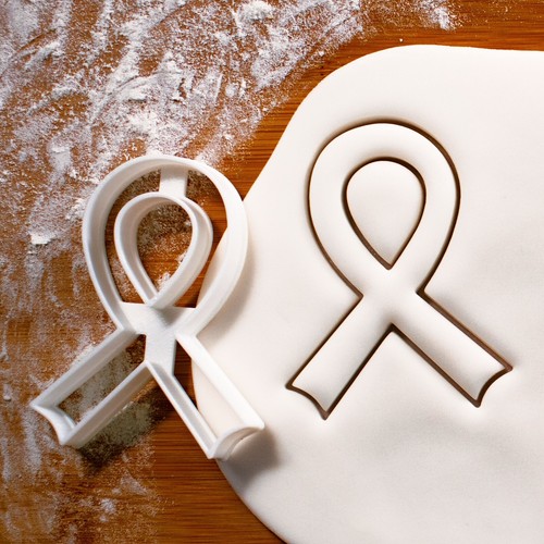 Awareness Ribbon cookie cutter breast cancer support cause event