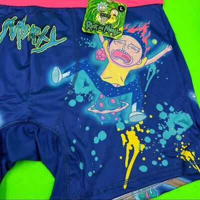 Rick and Morty Adult Swim Cartoon Network Boxer Briefs Underwear Mens Size  Large