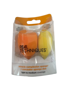 Real Techniques Miracle Complexion Sponge + Concealer Sponge Duo, 2 Count
