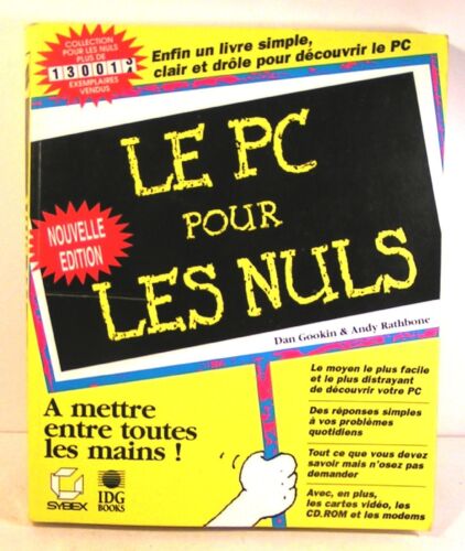 livre " le PC pour les nuls" sybex IDG books 1994 - Photo 1/1