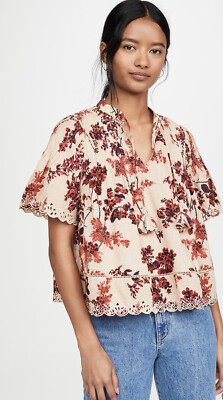 Sea New York Floral Print Blouse Size 4 | eBay