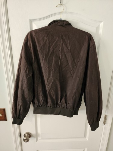 Members Only Men's Full Zip Cafe Racer Black Jacket Size 42L. J2 - Picture 2 of 3