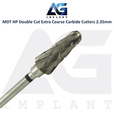 MDT Dental HP Double Cut Extra Coarse Carbide Cutters 2.35mm Shaping Trimming