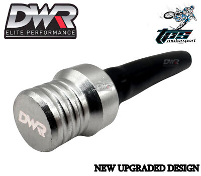 DWR SILBER MOTORRAD TANKENTLÜFTUNG ENTLÜFTUNGSROHR DIRT PIT BIKE QUAD CR KX YZ