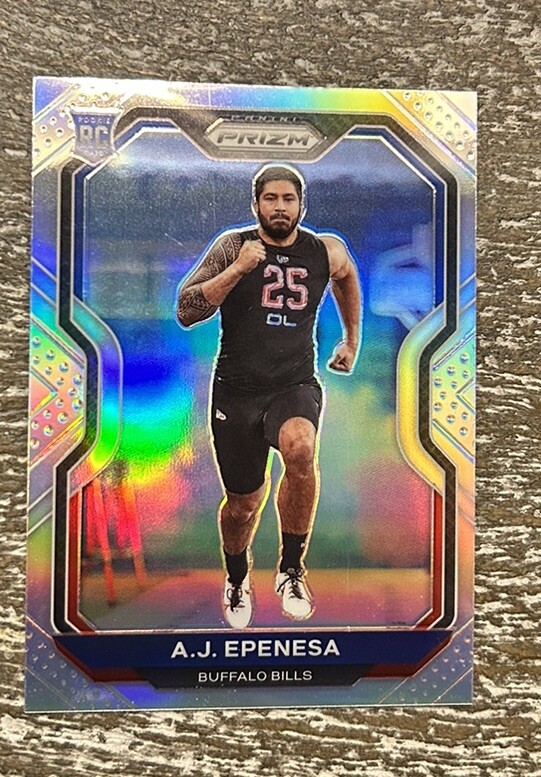 AJ Epenesa Panini Prizm #313 Silver