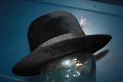 Cappello vintage Dunn & Co "Austrian" velluto nero taglia small 6 3/4 54 revival - Foto 9 di 19