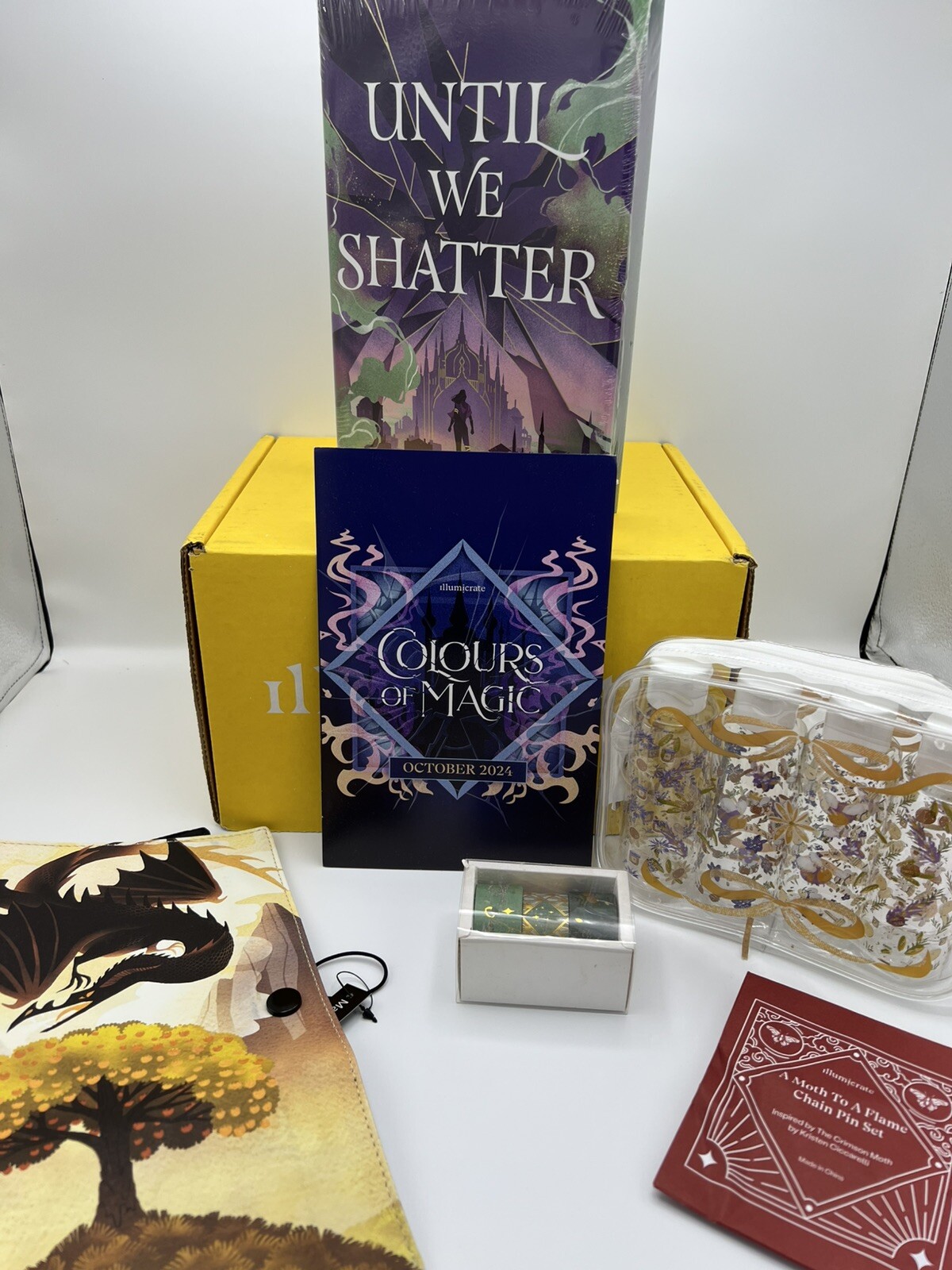 Illumicrate October 2024  FULL COMPLETE BOX Colour Of Magic Until We Shatter