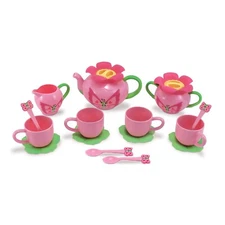 Melissa & Doug Bella Butterfly Pink Pretend Play Tea Set **NEW**