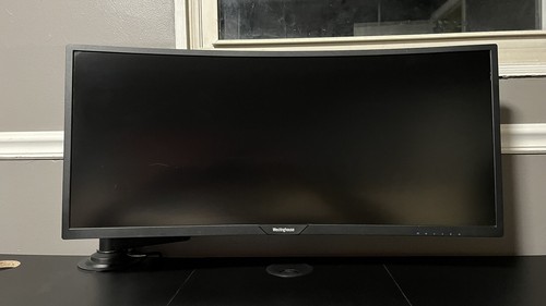 34” UWQHD 3440 x 1440 100hz Gaming Monitor & Gas Spring Monitor Arm - Picture 3 of 13